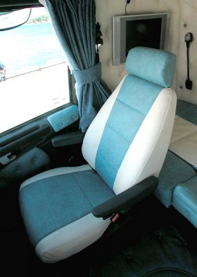 Stolsöverdrag Scania R vikbar stol