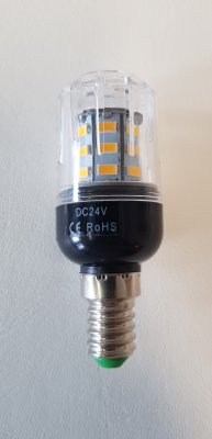LED-lampa 24V E14 2,3W